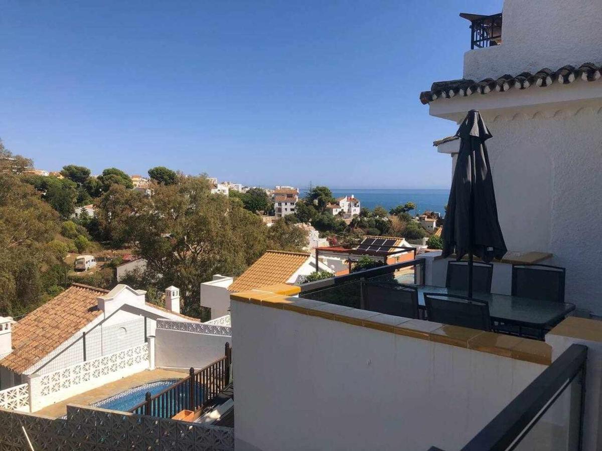 Apartamento 2 En Chalet Con Vista Abierta Al Mar Málaga Eksteriør billede