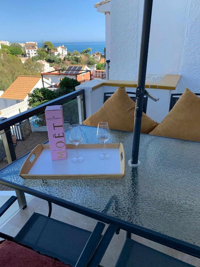Apartamento 2 En Chalet Con Vista Abierta Al Mar Málaga Eksteriør billede